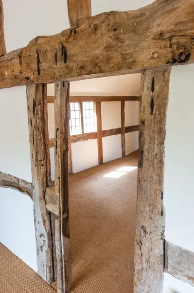 Original farmhouse timber doorway