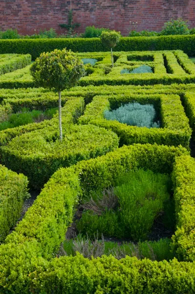 The formal gardens
