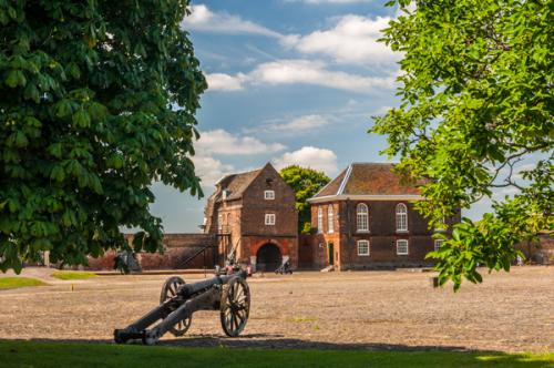 The parade ground