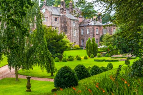 The Hall from the formal gardens