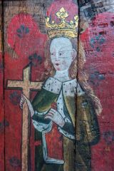Crowned figure on the parclose screen