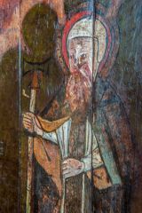 Figure of a saint on the parclose screen