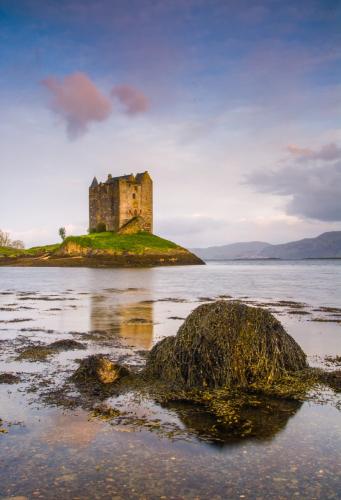Castle Stalker at dawn