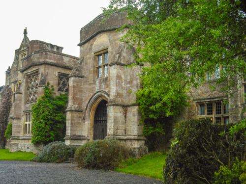 The main house entrance