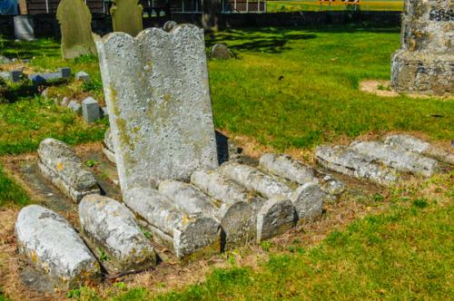 Pip's Graves in the churchyard
