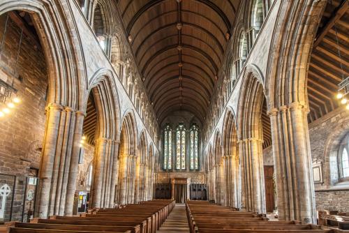 Looking down the nave