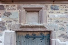 Plaque over the door