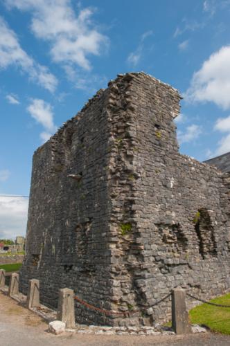 A fortified priory tower