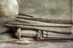 Carving detail, Sir Richard Cornewall effigy
