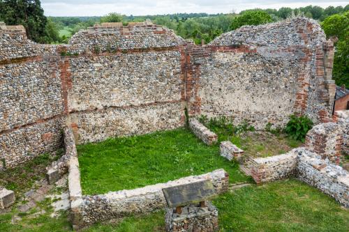 Remains of the Victorian dwelling