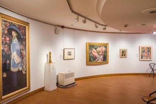 The gallery interior