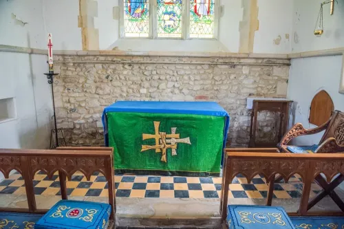 The 13th-century chancel