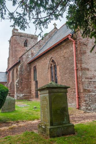 South exterior of the church
