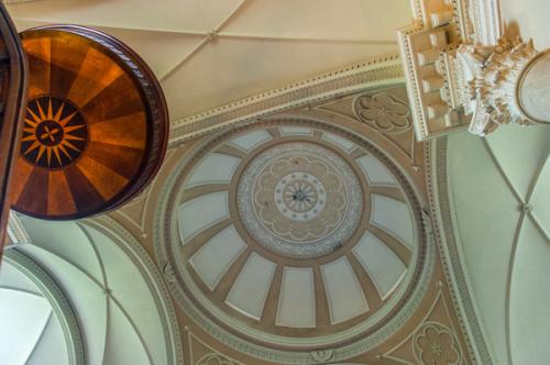 The sounding board and domed ceiling