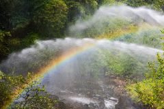 Rainbows in Glen Lyn Gorge