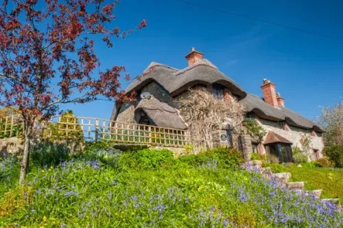 Thatched cottage on Church Hill