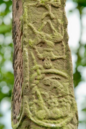 The Gosforth Cross carving detail