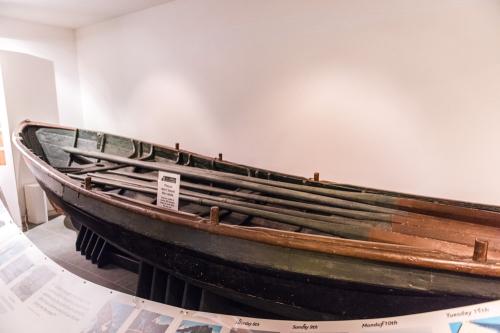 Grace Darling's lifeboat in the Darling Museum