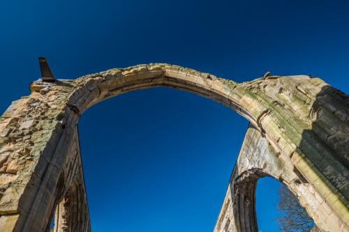 A remaining medieval arch