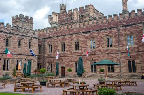 The inner courtyard