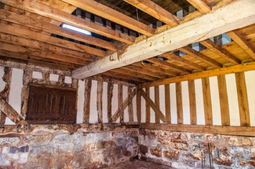 The dovecote interior