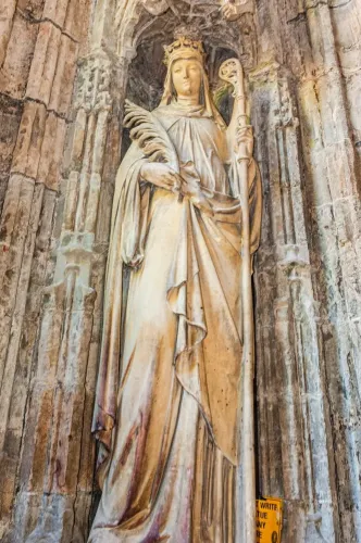Statue of St Winefride