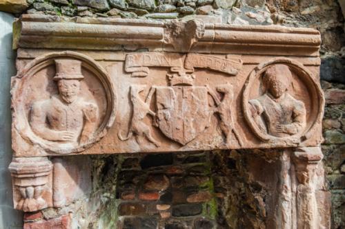 1606 fireplace in Marchioness Henrietta's chamber