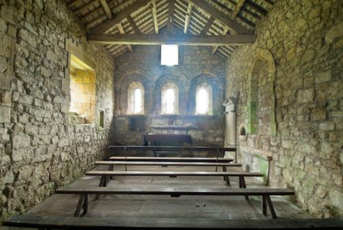 The church interior