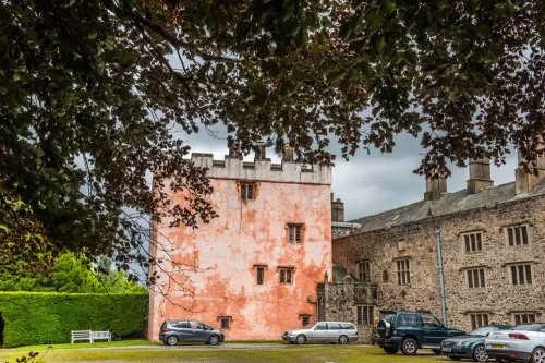 The 14th-century pele tower