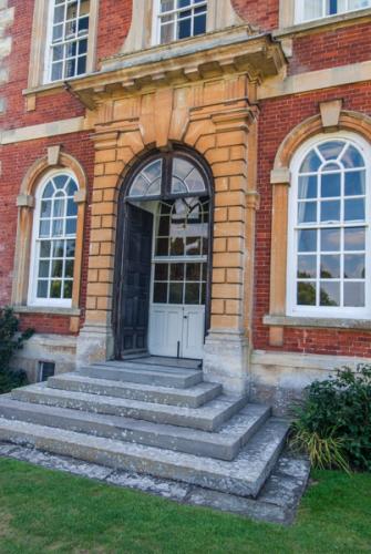 The main visitor entrance