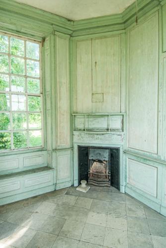 Inside the summerhouse