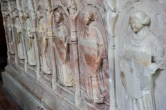 Alabaster angel carvings, Vaughan tomb