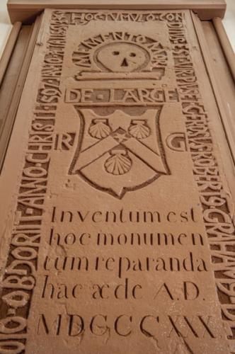 1830 Momento Mori memorial slab