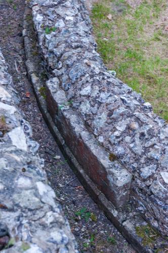 North west nave wall