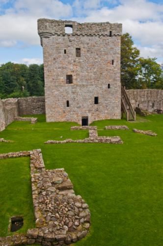 The kitchens (left) and Tower House