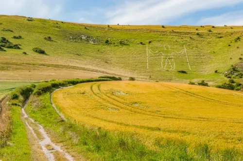 The footpath to the Long Man