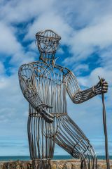 'The Walker' sculpture on the Esplanade