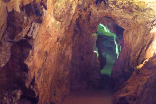 Inside the caves