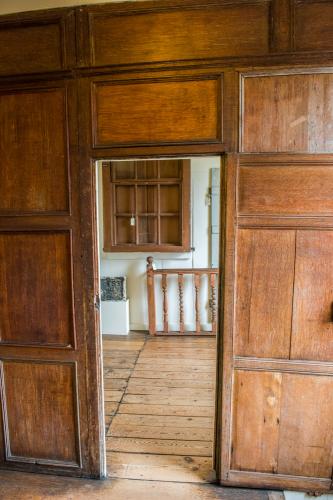 Panelled rooms on the first floor