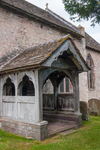 The timber south porch