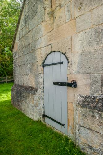 The east gable end