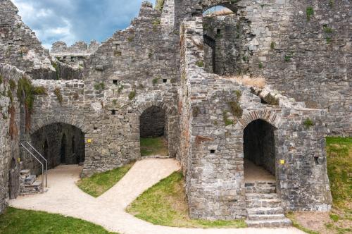 The castle interior