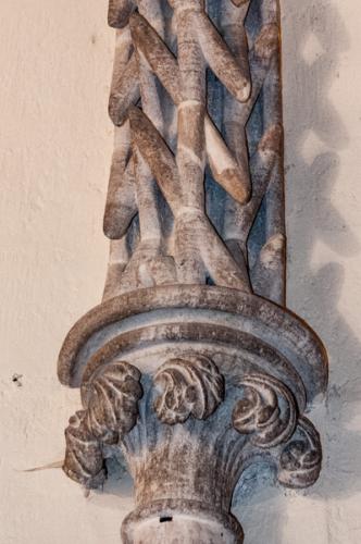 Carving detail, tower arch