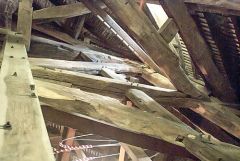 The bell tower interior