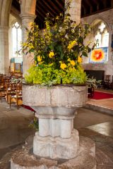 The 13th-century font