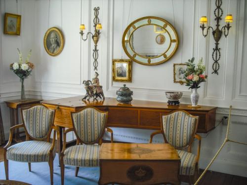 First-floor library