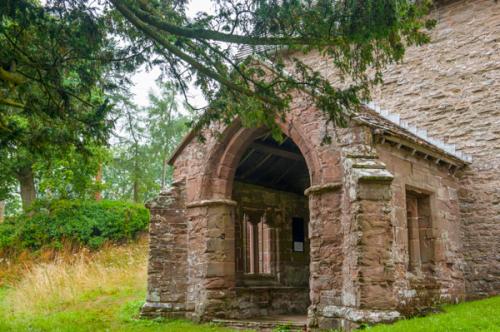 The south porch