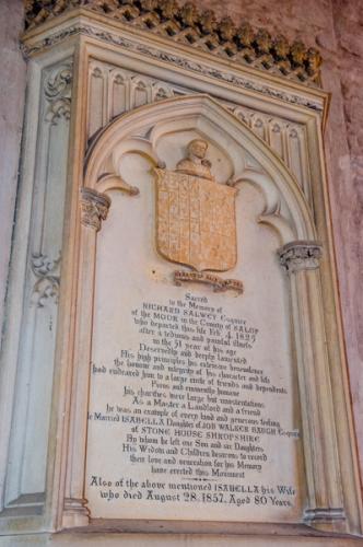 Richard Salwey memorial, 1827