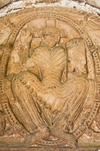 Christ in Majesty on the tympanum