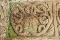 Green Man, west capital of the south doorway